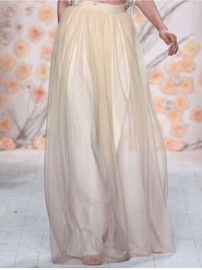 LC Lauren Conrad Pale Blush Ombre Maxi Tulle Skirt